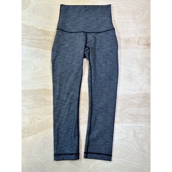 Lululemon Girls Size 2 Leggings Style Dot C60416 Gray - Picture 1 of 9